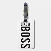 WIE ein CHEF Gepäckanhänger (Rückseite vertikal)