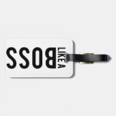 WIE ein CHEF Gepäckanhänger (Rückseite horizontal)