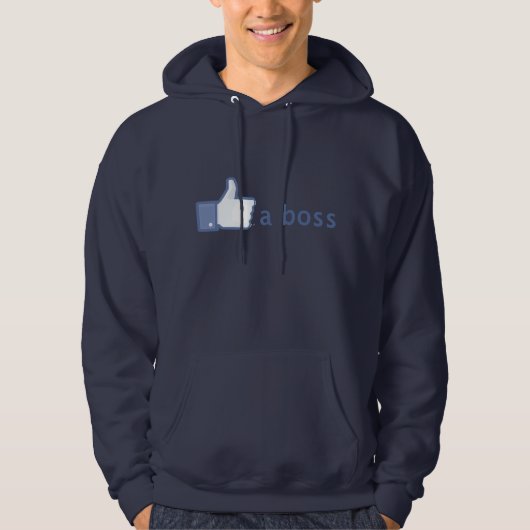 Wie ein Chef Hoodie (Vorderseite)