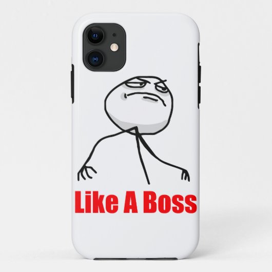 Wie ein Chef iPhone 5 Meme Fall Case-Mate iPhone Hülle (Rückseite)
