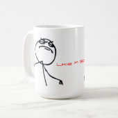 Wie ein Chef Kaffeetasse (Vorderseite Links)