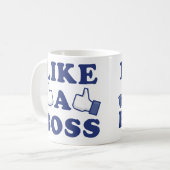 Wie ein CHEF!!! Kaffeetasse (Vorderseite Links)
