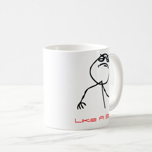 Wie ein Chef Kaffeetasse (VorderseiteRechts)