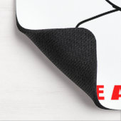 Wie ein Chef-Mem-Gesicht Mousepad (Ecke)