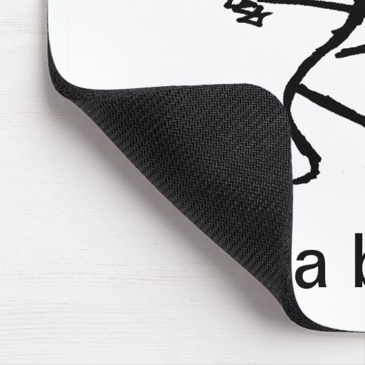 wie ein Chef Mousepad (Ecke)