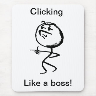 wie ein Chef Mousepad