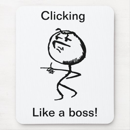 wie ein Chef Mousepad (Vorne)