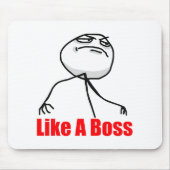 Wie ein Chef Mousepad (Vorne)