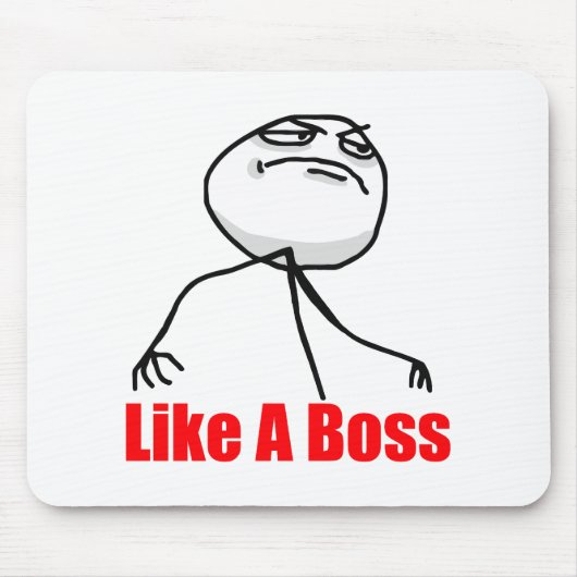 Wie ein Chef Mousepad (Vorne)