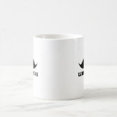 WIE EIN CHEF Schnurrbartentwurf Kaffeetasse (Mittel)