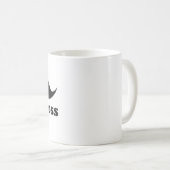 WIE EIN CHEF Schnurrbartentwurf Kaffeetasse (VorderseiteRechts)