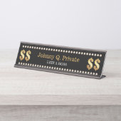 Wie ein Chef Schreibtischnamensplakette (Vorderseite )