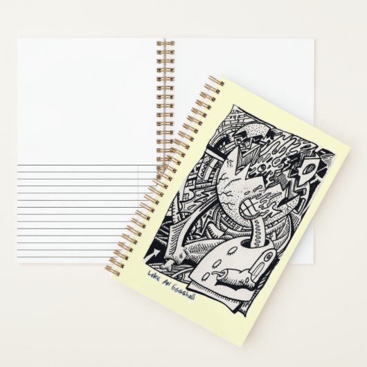 Wie ein Eggshell-Notebook Notizblock (Innen)