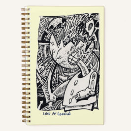 Wie ein Eggshell-Notebook Notizblock