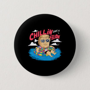 Wie ein Felon Donald Trump bei einer Beach-Wahl Button
