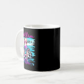 Wie ein Felon Retro Summer Pink Funny Trump 2024 Kaffeetasse (Vorderseite Links)
