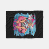 Wie ein Felon Summer 2024 Funny President Trump 20 Fleecedecke (Vorderseite (Horizontal))