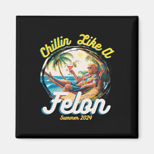 Wie ein Felon Trump 2024 Hawaii Magnet