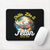 Wie ein Felon Trump 2024 Hawaii Mousepad (Mit Mouse)