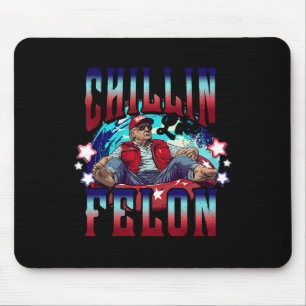 Wie ein Felon Trump Präsident 2024 Amerika wieder  Mousepad
