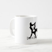 Wie ein Fox Kaffeetasse (Vorderseite Links)