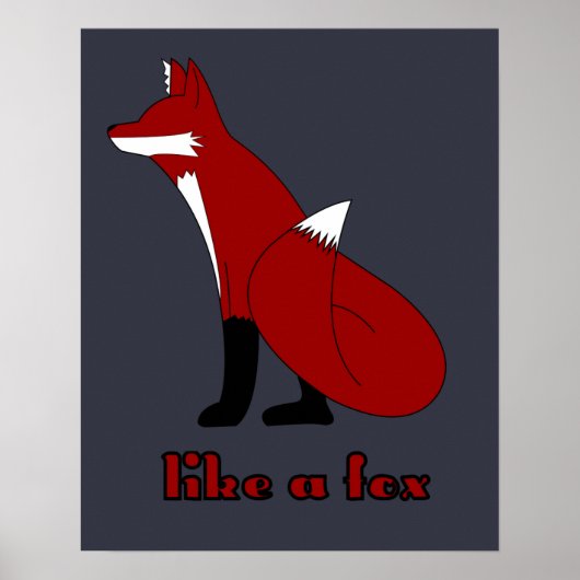 Wie ein Fox Poster (Vorne)