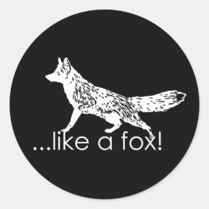 ...wie ein Fuchs! Aufkleber