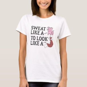 Wie ein Fuchs aussehen T-Shirt