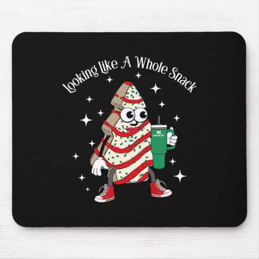 Wie ein ganzer Snack Weihnachtsbaum Snack Ca Mousepad (Vorne)
