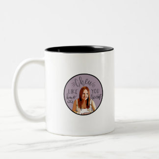 Wie ein Geheimnis Zweifarbige Tasse