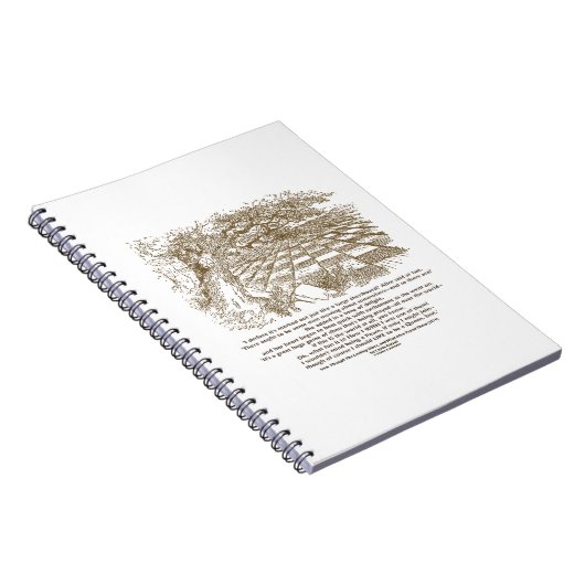 Wie ein großes Schachspiel im Wunderland Notizblock (Rechte Seite)