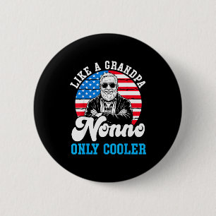 Wie ein Großvater Nonno, nur cooler amerikanische Button