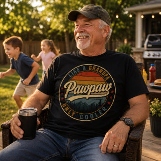 Wie ein Großvater Papa Retro-Vintage zum Vatertag T-Shirt