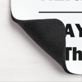 Wie ein guter Nachbar dort drüben Bleibe Mousepad (Ecke)