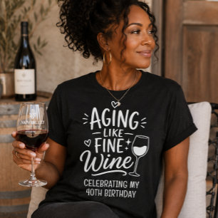 Wie ein guter Wein älter werden Geburtstagsfeier Tri-Blend Shirt