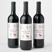 Wie ein guter Wein mit dem Alter besser wird Weinetikett (Flaschen)