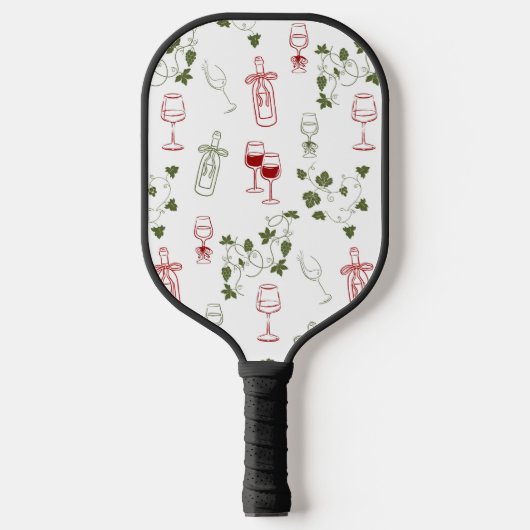 Wie ein guter Wein mit dem Alter wird Pickleball Schläger (Vorderseite)