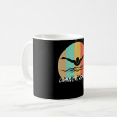 Wie ein Hai - schnelles Schwimmen Kaffeetasse (Vorderseite Links)