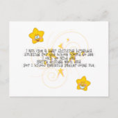 wie ein hell leuchtender Stern Postkarte (Vorderseite)