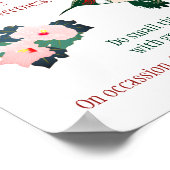 Wie ein Hummingbird-Poster Poster (Ecke)