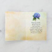 Wie ein Hydrangea Ihre Geburtstagspersonen Karte (Innenseite)