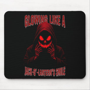 Wie ein Jack-o’-Lantern-Lächeln Mousepad