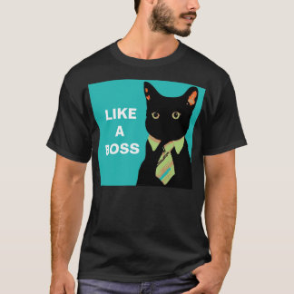 Wie ein Kasten-Geschäfts-Katzent-shirt T-Shirt