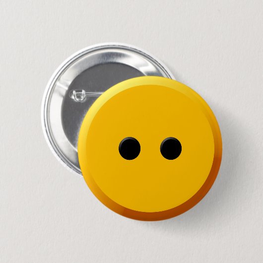 wie ein Knopf lächeln Button (Vorne & Hinten)