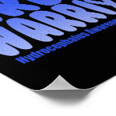 Wie ein Krieger! Hydrocephalus-Bewusstsein Poster (Ecke)