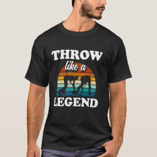 Wie ein Legende Curling werfen T-Shirt