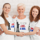 Wie ein Mädchen stimmen T-Shirt