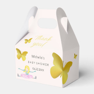 Wie ein Mädchen strahlende Aquarell-Illustration Geschenkschachtel