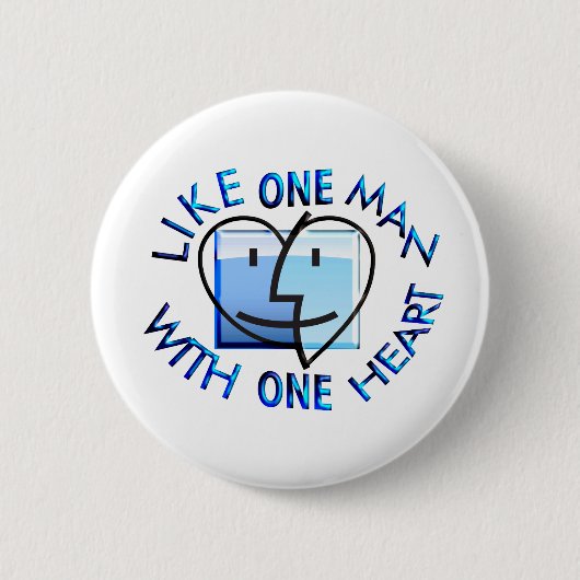 Wie ein Mann mit einem Herz.png Button (Vorderseite)