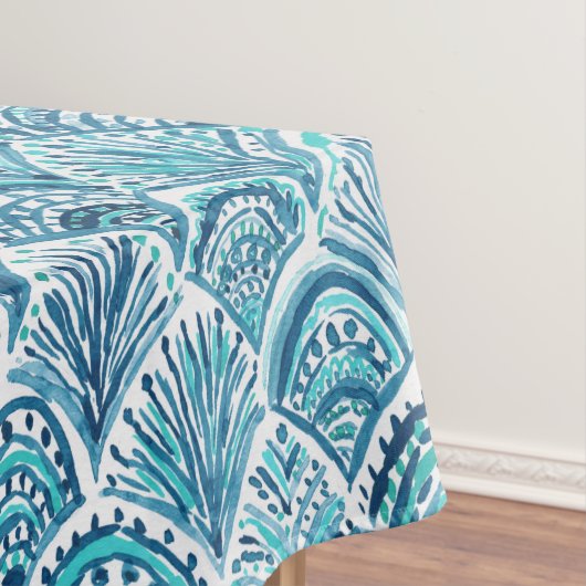 WIE ein MEERJUNGFRAU Seefisch-Skala-Muster Tischdecke (Beispiel)